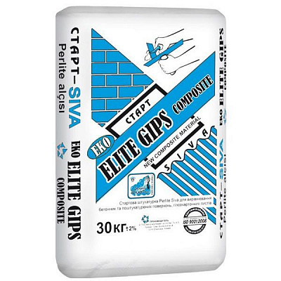Штукатурка Elite Gips Siva Eko 30 кг
