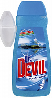 Туалетний блок Dr.Devil 3 в 1 WC-гель Полярна свіжість 400 мл із кошиком 8265 