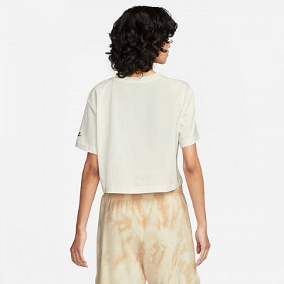 Футболка Nike TEE CROP FW DQ3309-133 р.L бежевий