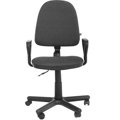 Кресло Nowy Styl Saturn GTP (CH) C-26 серо-черный 