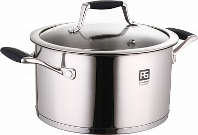 Кастрюля со стеклянной крышкой Nature 20 см 3,5 л Flamberg Premium