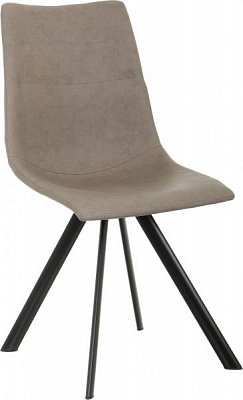 Стілець обідній Реймс чорний/бежевий