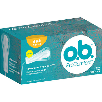 Тампони гігієнічні o.b. ProComfort normal 32 шт.