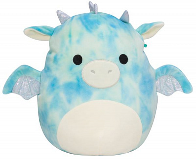 Мягкая игрушка SQUISHMALLOWS Небесный дракон Кейт 13 см голубой 6732733