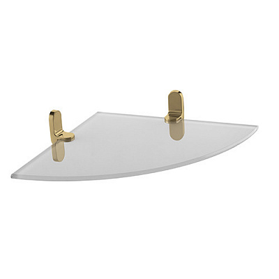 Полка угловая Bisk NATURE BOX золото 5851 