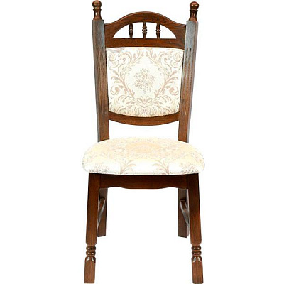 Стул обеденный РПМК Бреда (орех Амалия) коричневый/кремовый