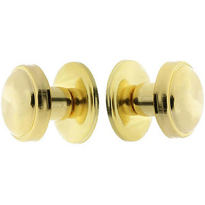 Ручка дверная Ракушка РФ012 желтая