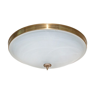 Люстра стельова Фабрика Світла Афіни 2x8 Вт E27 антична бронза/кава/патина НСБ 014-2х60-0032