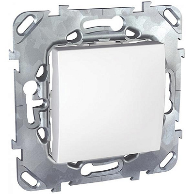 Вимикач одинарний Unica MGU5.206.18ZD білий