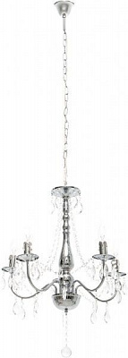 Люстра подвесная Globo William 5xE14 хром 63129-5 