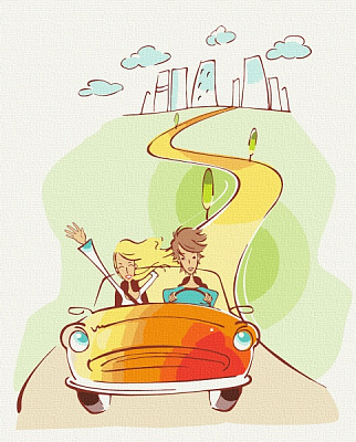 Картина по номерам Чувства.Путешествие 10255-AC 30х38 см ArtCraft 