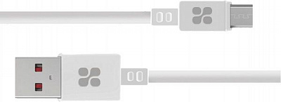 Кабель Promate USB – microUSB 1,2 м білий (microcord-1.white)