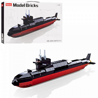 Конструктор Sluban Model Bricks: Подлодка M38-B0703
