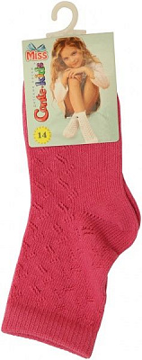Шкарпетки дитячі Conte-Kids MISS 113 р.14 червоний