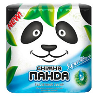 Папір туалетний Сніжна панда SuperAbsorb 4 шт