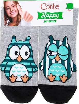 Носки Conte Happy 17С-21СП 098 р. 23 серый 1 шт. 
