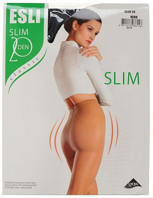 Колготки ESLI VIVA 20 den grafite р. 4 графіт