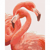 Картина по номерам Грация фламинго Идейка 