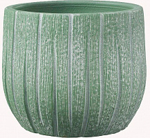 Кашпо керамічне Soendgen Ronda круглий зелений (4006063304464) 