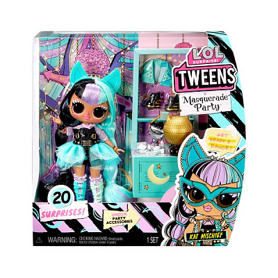 Кукольный набор L.O.L. SURPRISE! серии Tweens Masquerade Party_Кэт Мисчиф