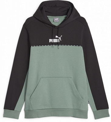 Джемпер Puma ESS BLOCK X TAPE HOODIE FL 67334244 р.S зеленый