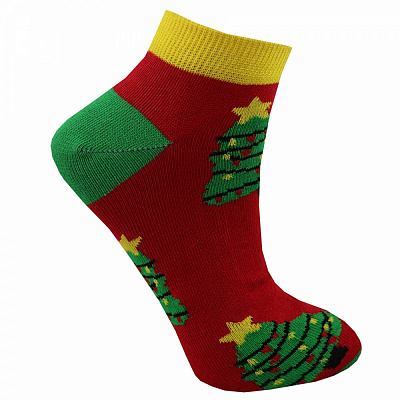 Носки детские унисекс Premier Socks Елки р. 22–24 красный