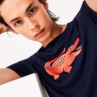 Футболка Lacoste TH3377551 3 темно-синій
