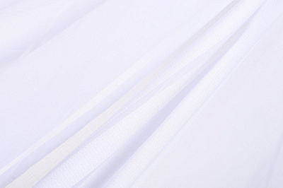 Тканина тюлева 300 см біла смужка