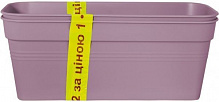 Ящик балконний Алеана Глорія 40x18см. комплект 2 шт. фрезія прямокутний 6л фрезія (115057) 
