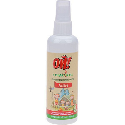 Лосьйон для захисту від комарів Ой! Комарики Active 100 мл