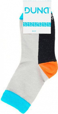 Шкарпетки дитячідля дівчатокдля хлопчиків Duna 472 р.16–18 сірий
