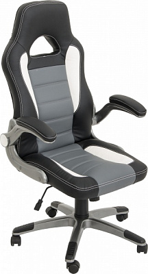 Крісло Nowy Styl Racer Eco-30/Eco-70/Eco-50 чорно-сірий