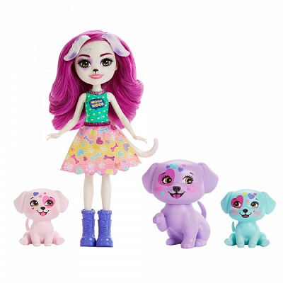 Игровой набор Enchantimals Семья Далматинца Дессы HKN14