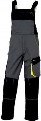 Полукомбинезон рабочий Delta plus D-Mach   р. XXXL DMSALGJ3X серый с желтым