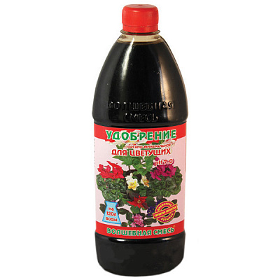 Удобрение Волшебная Смесь для цветущих растений 0.5 л