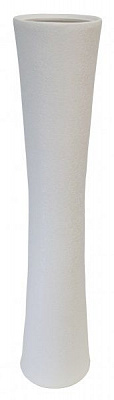 Ваза Труба шелк белый 77 см
