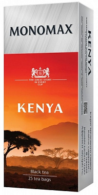 Чай черный Мономах листовой кенийский KENYA 25 шт. 