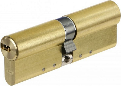 Цилиндр Abus D15 45x45 ключ-ключ 90 мм матовая латунь
