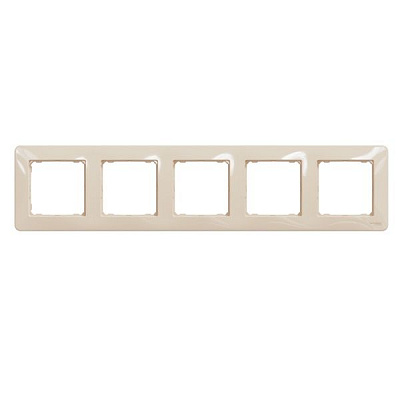 Рамка пятиместная Schneider Electric Sedna Design универсальная бежевый SDD312805