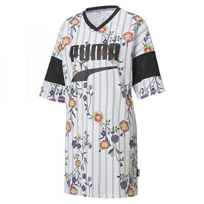 Футболка Puma Downtown AOP Dress 59629502 XS білий