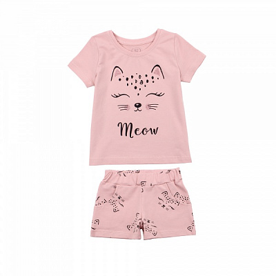 Комплект для девочек Фламинго 128-424 р.56 пудровый 