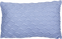 Подушка Волна 30x45 см голубой 
