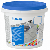 Затирка для плитки Mapei полиуретановая полимерная на водной основе Keragrout 1C ведро белый 