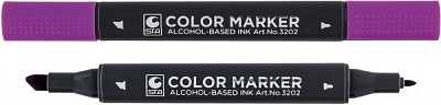 Маркер художній STA 3202 двосторонній 0.7 / 1-7 мм STA3202-82 світло-фіолетовий