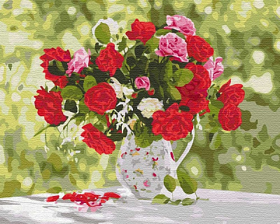 Картина по номерам Разнообразие красок Идейка 