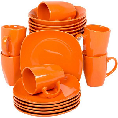 Набір столовий Spring Orange 18 предметів