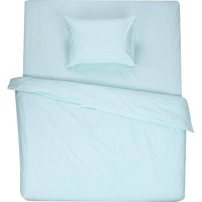 Комплект постельного белья полуторный La Nuit Basic Полоска зеленая