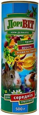 Корм Лорі  ВІТ деликатес для средних грызунов 500 г