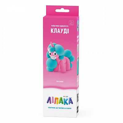 Набор пластилина Lipaka самозатвердевающего Радужные единороги - Клауди 30138-UA01