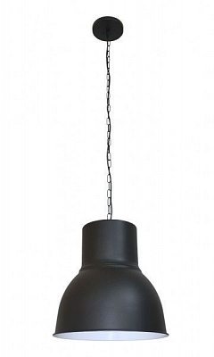 Подвес Геотон Панио-400 1x60 Вт E27 черный с белым 48780 